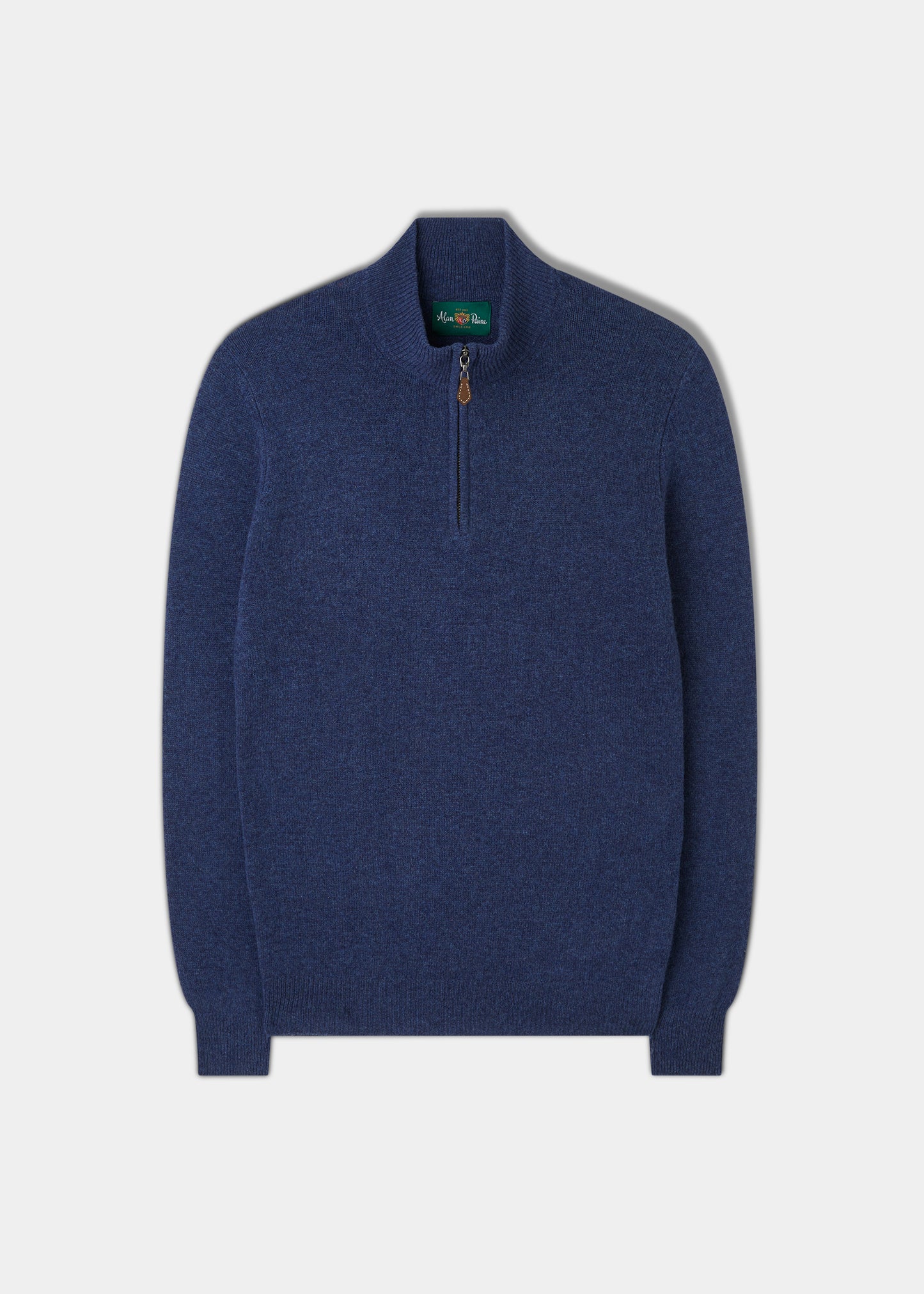 Sutherland Lambswool 1/4 Zip Jumper in Rhapsody