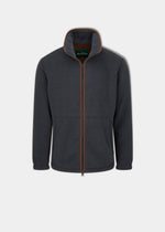 Aylsham Men's Fleece Jacket In Gunmetal - Regular Fit