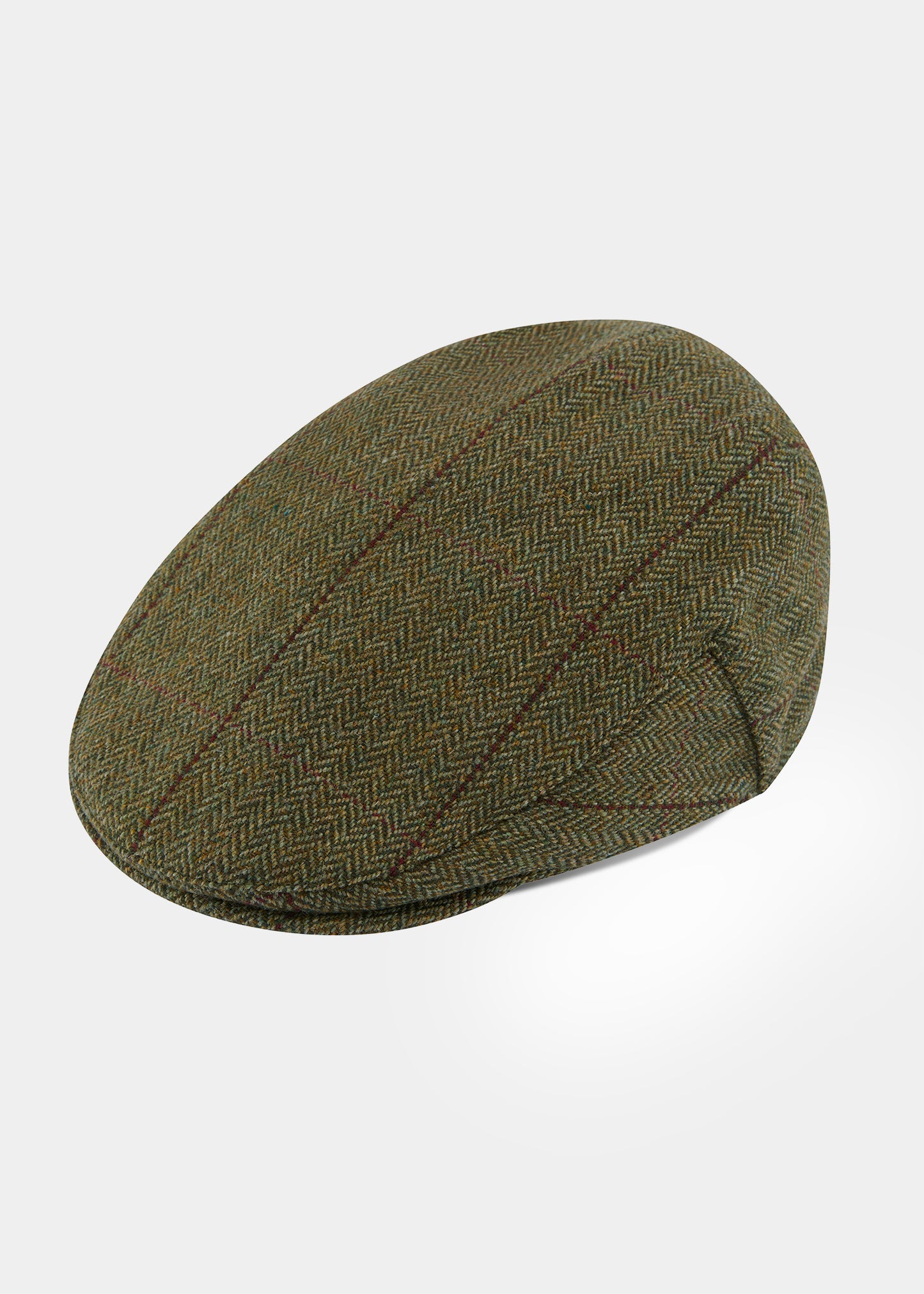 Rutland Men's Tweed Flat Cap In Oakley