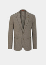 Richmond Men's Knitted Blazer In Oat