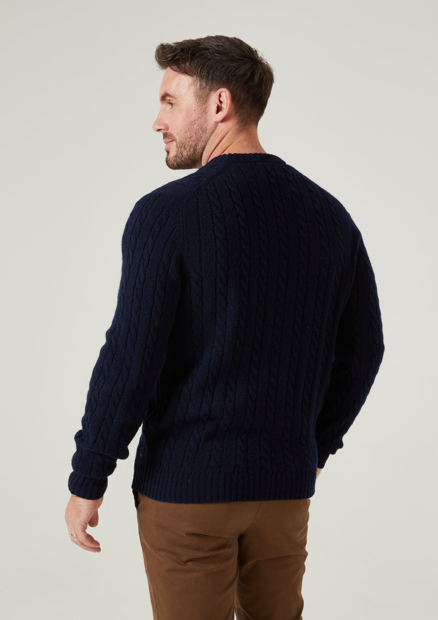 Ashkirk Supersoft Shetland Cable In Concord