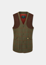 Combrook Men's Tweed Shooting Waistcoat in Reed