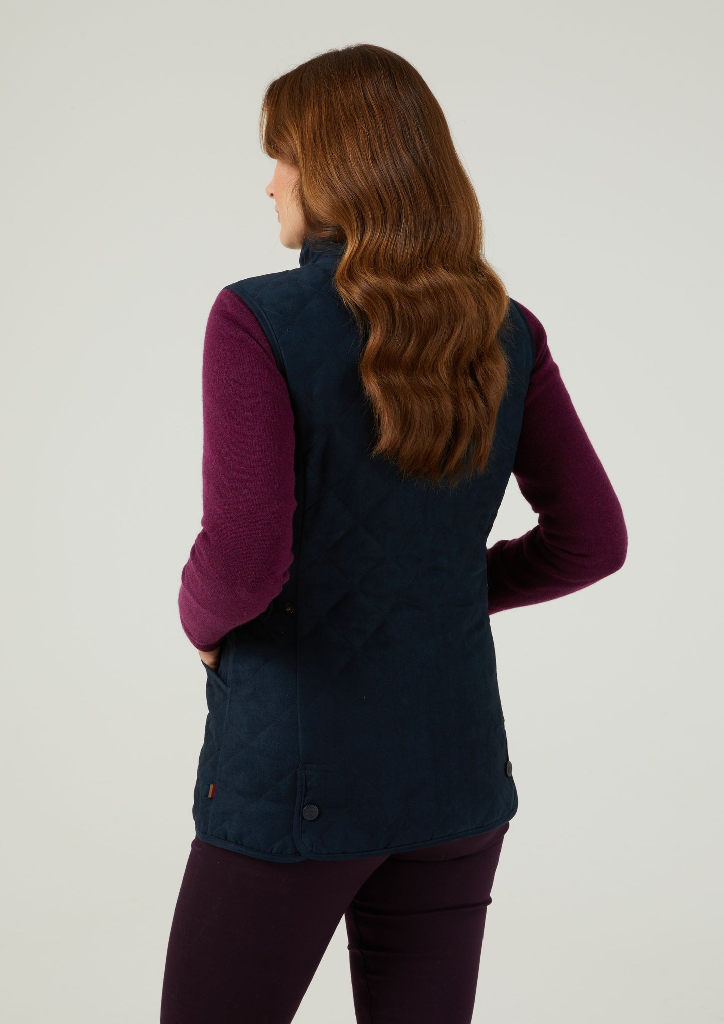 Felwell Ladies Gilet In Dark Navy