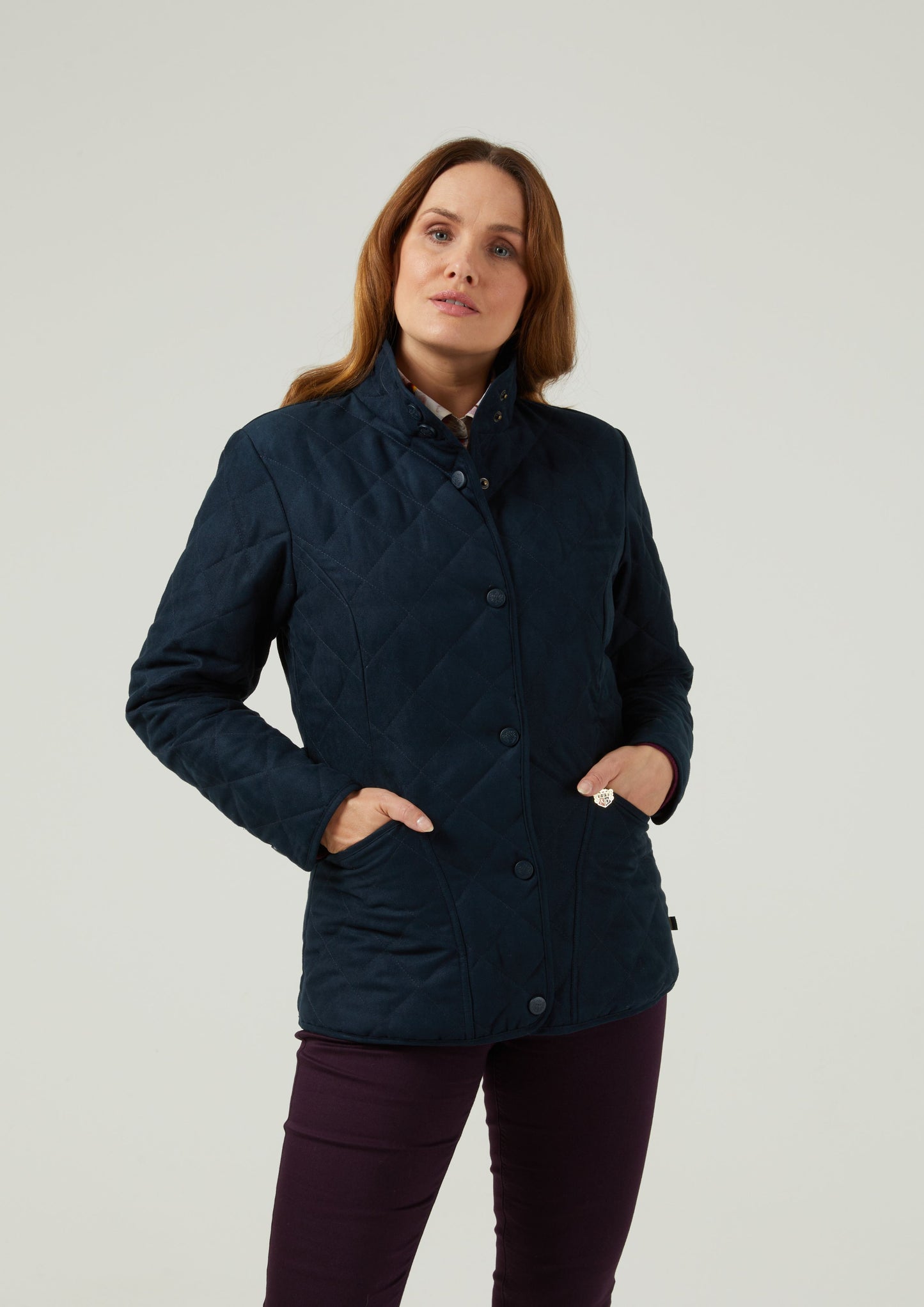 Felwell Ladies Jacket In Dark Navy