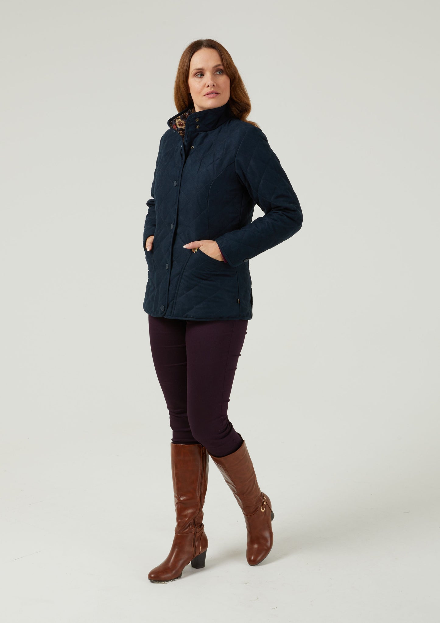 Felwell Ladies Jacket In Dark Navy