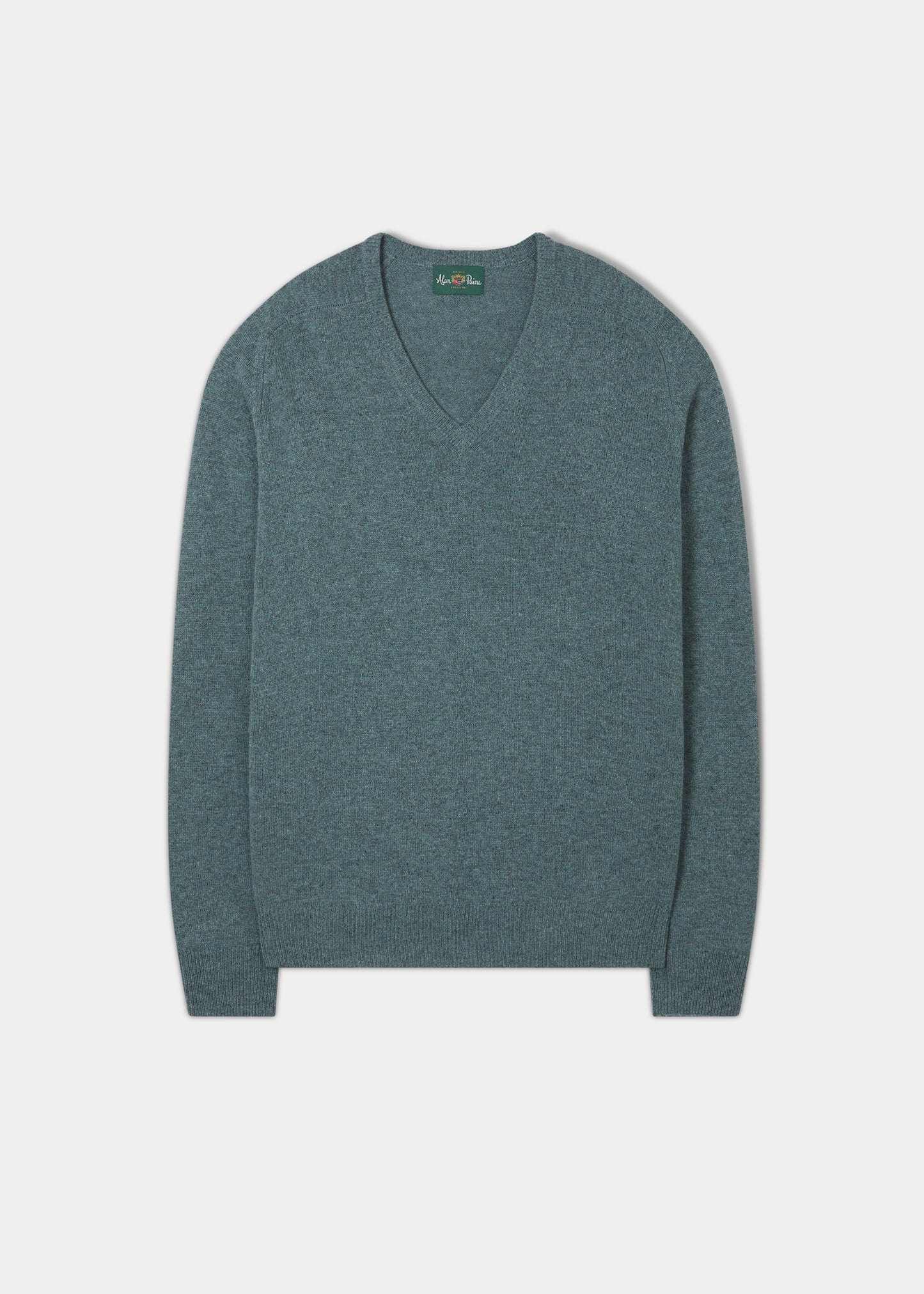 Hampshire Lambswool Jumper in Caspian