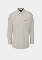 Ilkley Men's Country Check Olive Shirt - Shooting Fit