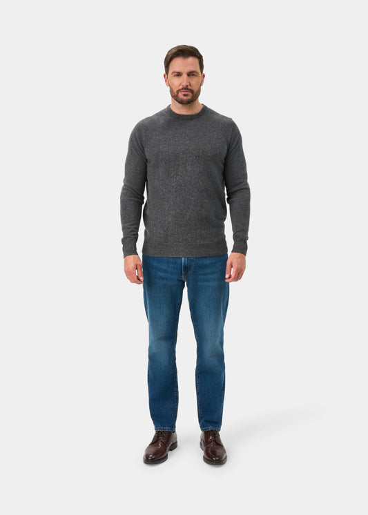 Brisbane Geelong Wool Jumper in Derby - Regular Fit
