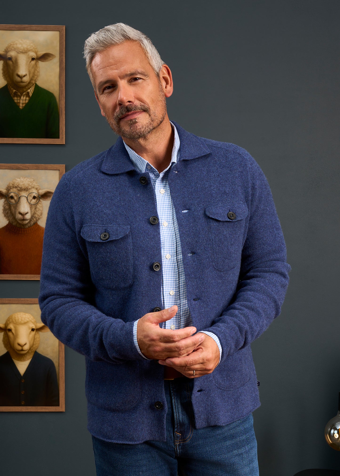 Mens-Lambswool-Overshirt-Blue