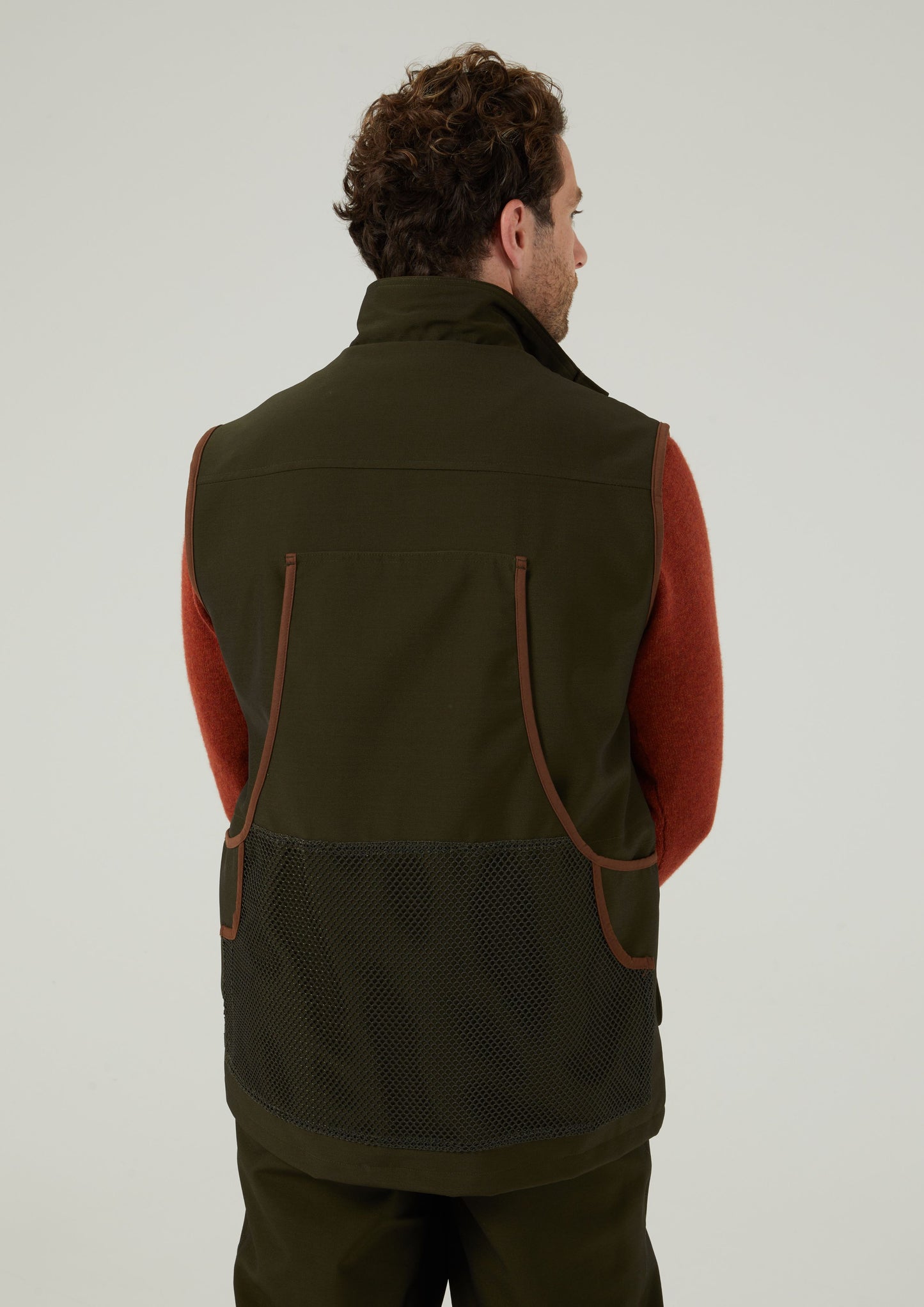 Stancombe Men's Waterproof Waistcoat In Olive