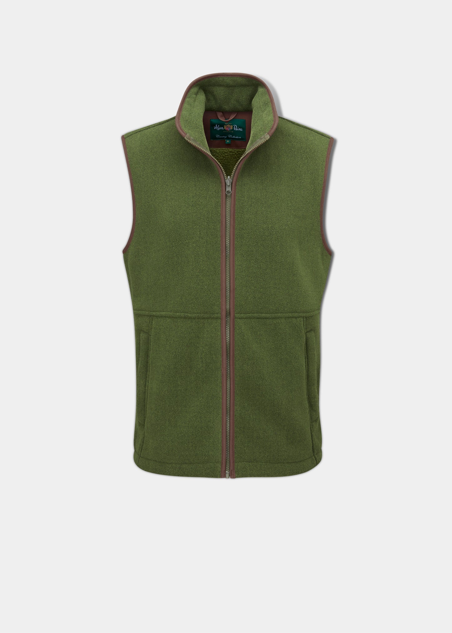 Aylsham Men's Fleece Gilet In Leaf 