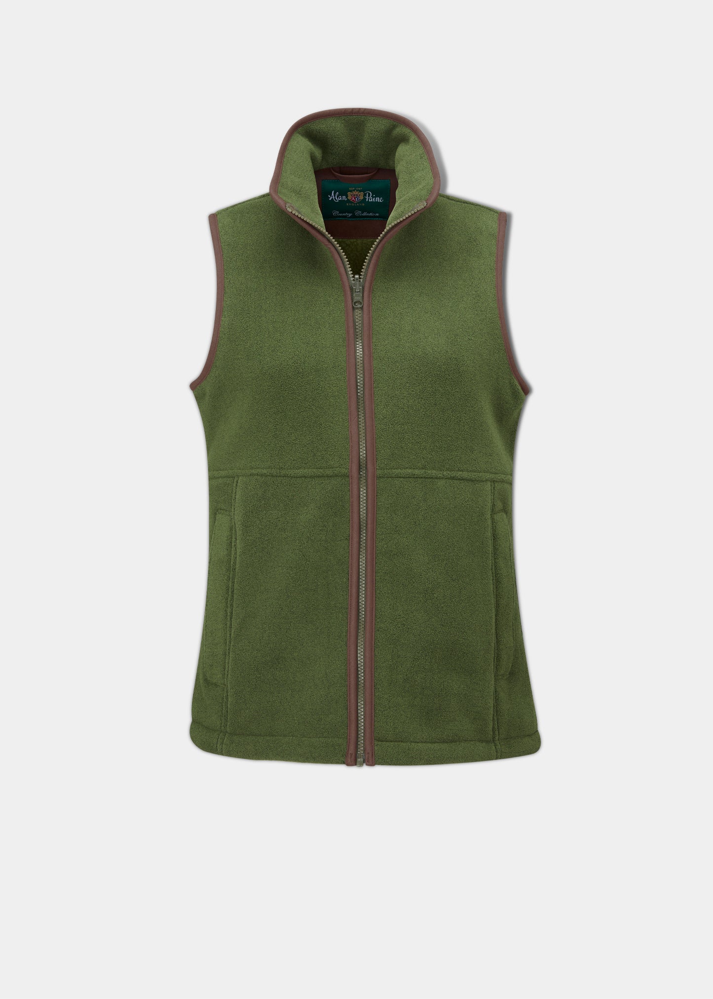 Aylsham Ladies Fleece Gilet In Leaf