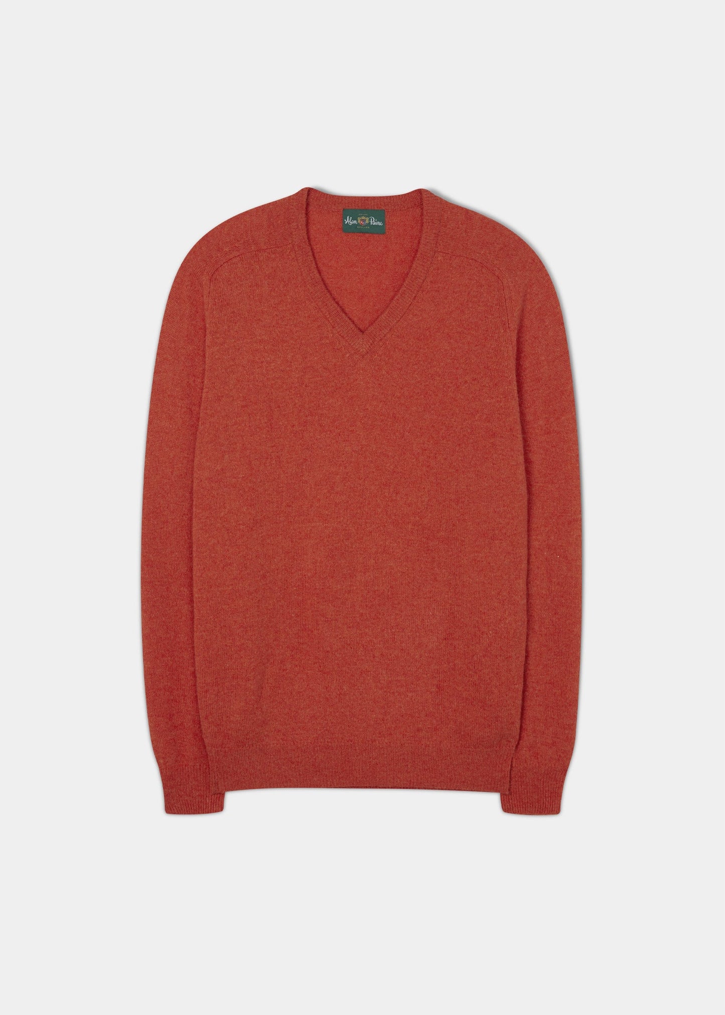 Kilsyth Men's Lambswool Jumper in Inferno