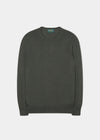 Radstone Men's Merino Wool Jumper in Seaweed - Regular Fit