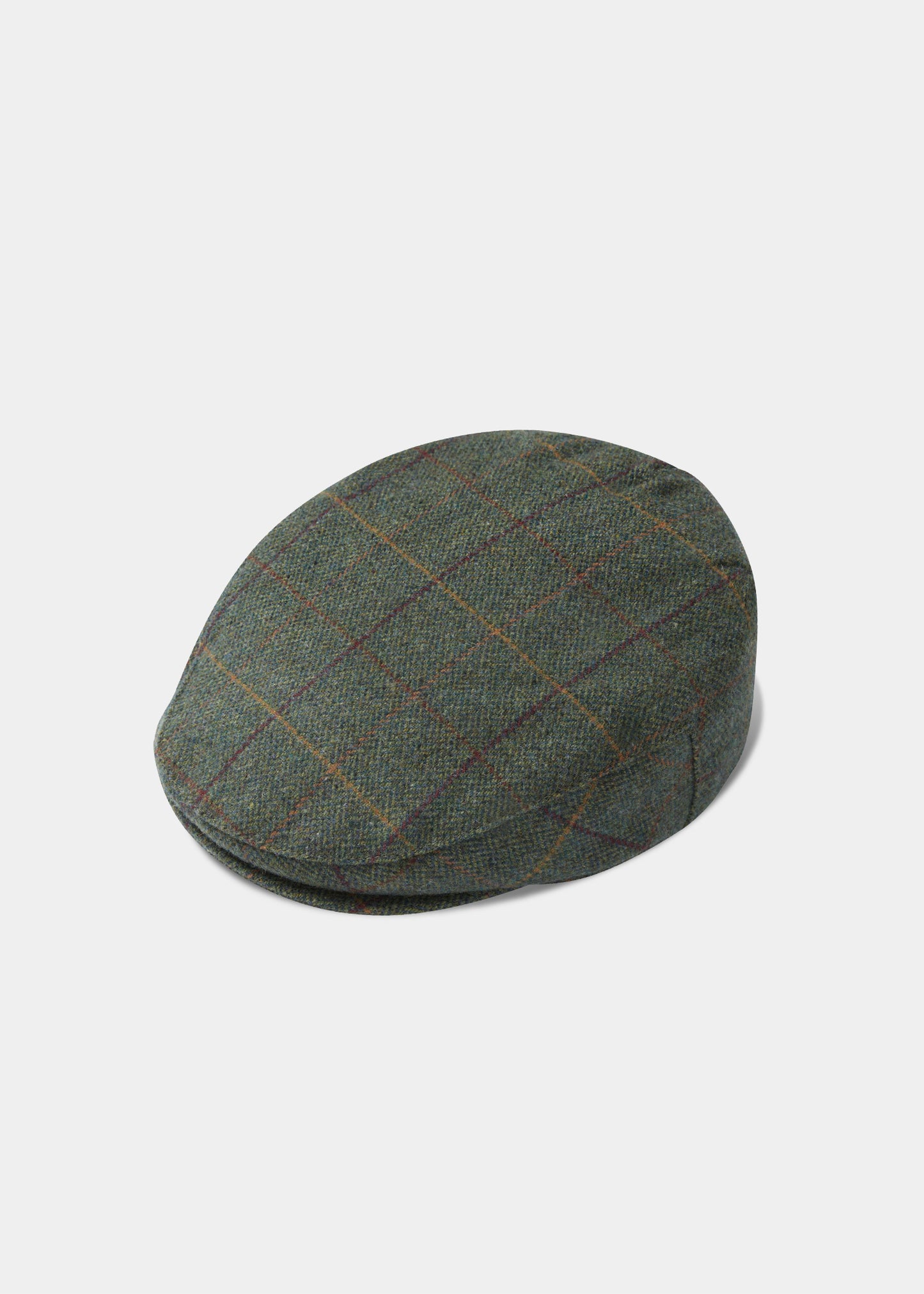 Rutland Children's Tweed Flat Cap In Fern