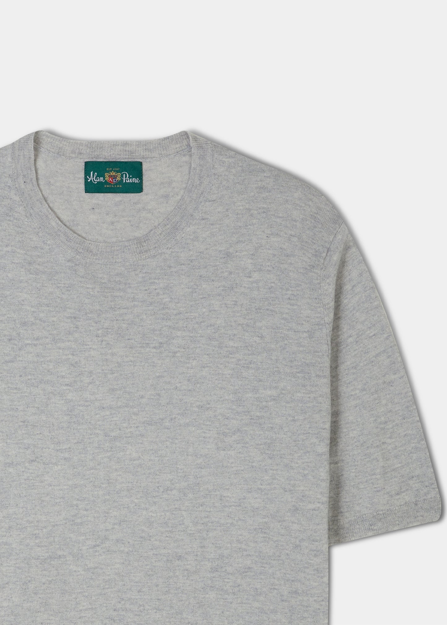 Men's luxury cotton t-shirt in dove