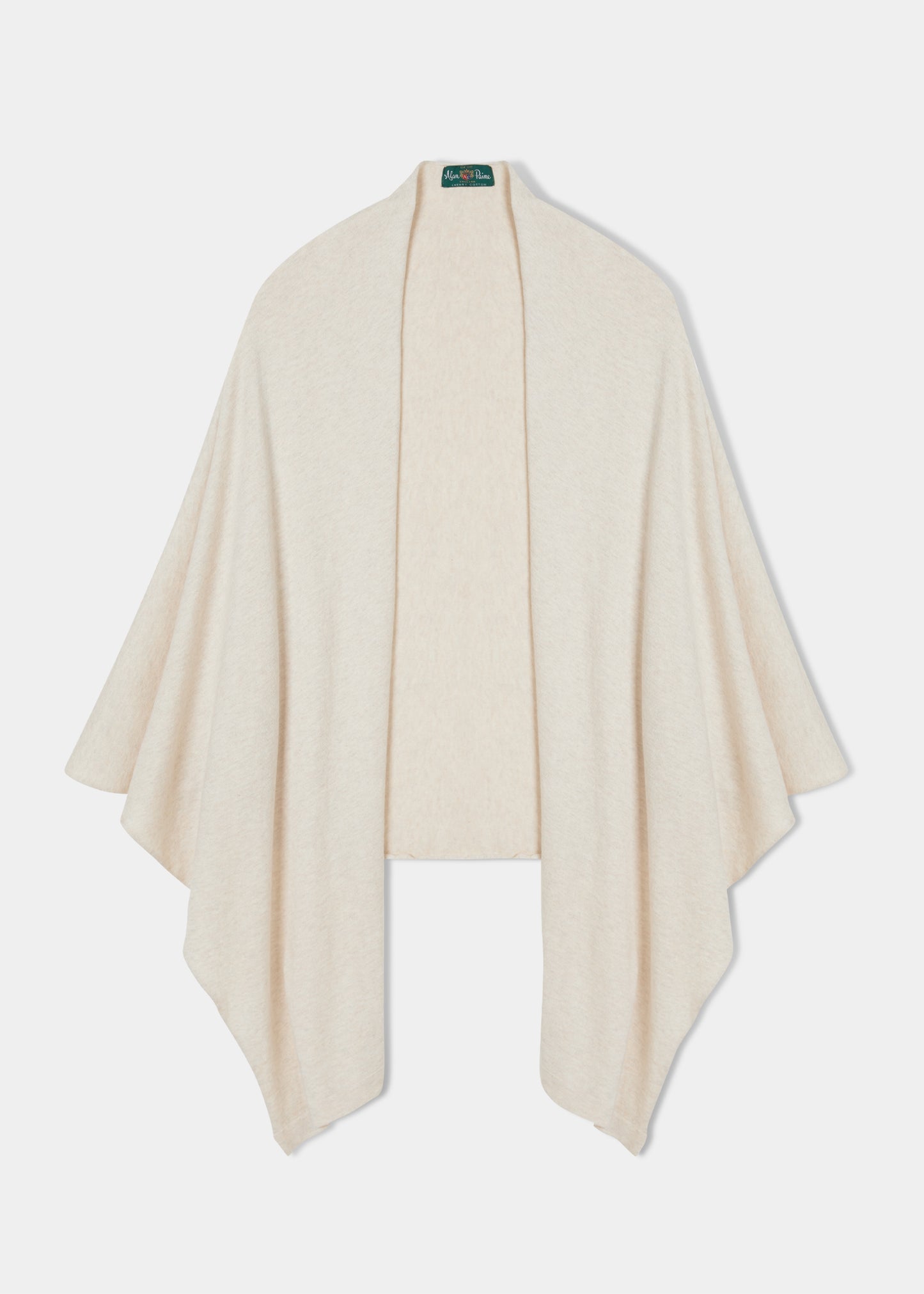 Ladies Cotton Cashmere Wrap In Sand