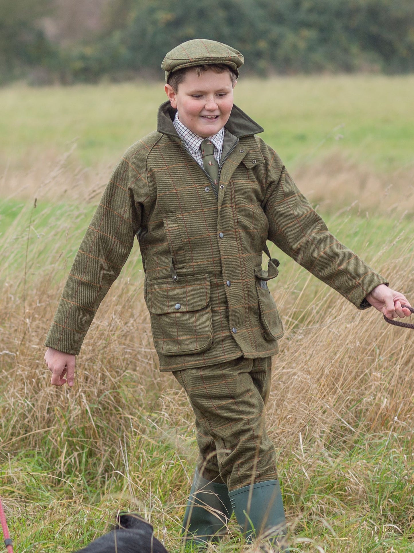 Rutland Children's Tweed Breeks In Forest