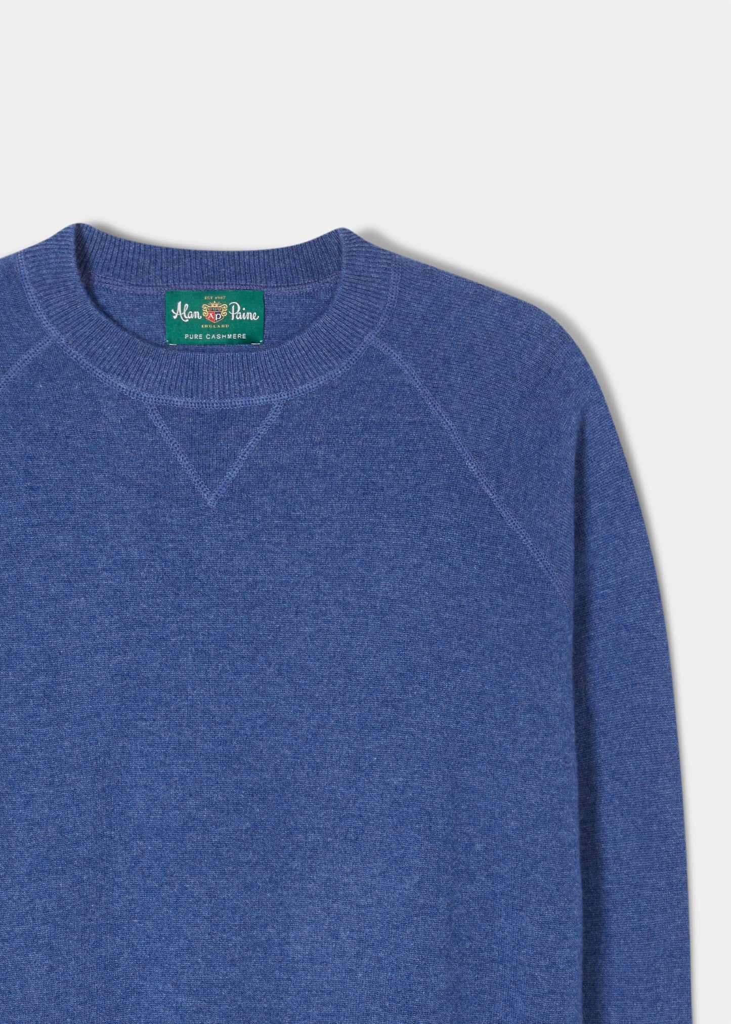 Cashmere-Sweatshirt-Denim