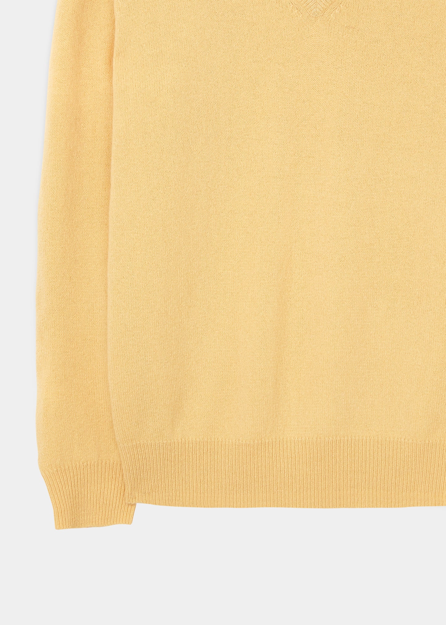 Hampshire Lambswool Jumper in Canary