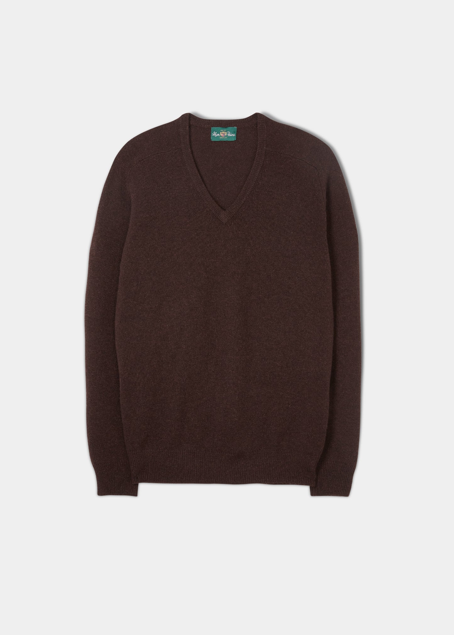 Hampshire Lambswool Jumper in Raisin
