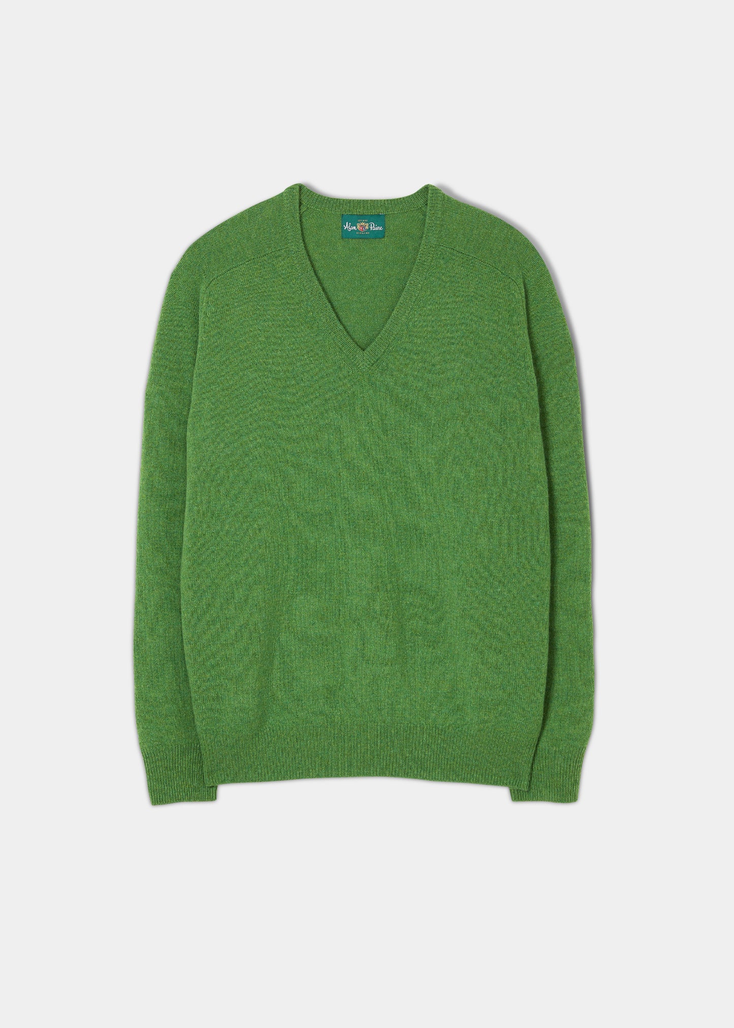 Hampshire Lambswool Jumper in Watercress