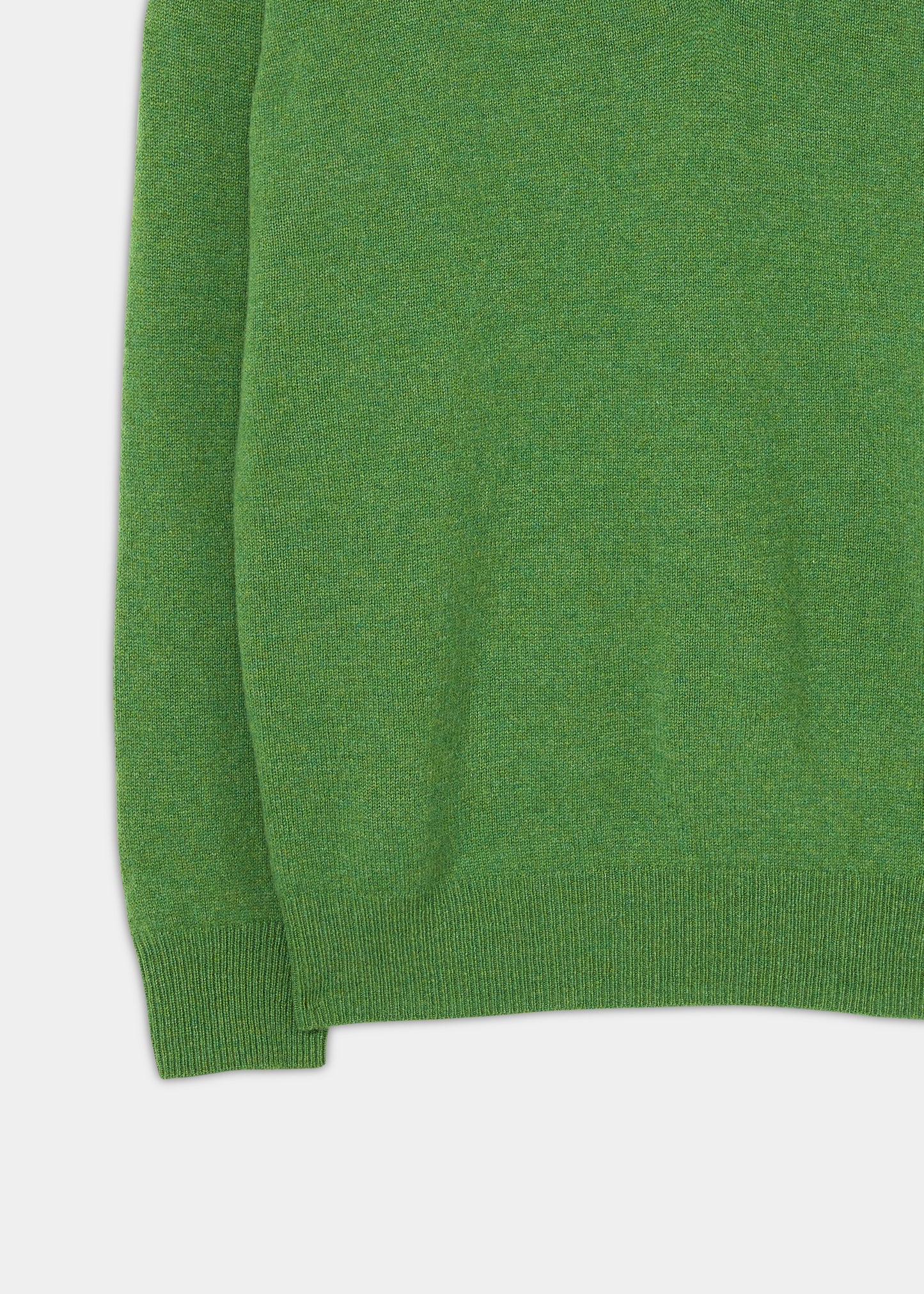 Hampshire Lambswool Jumper in Watercress