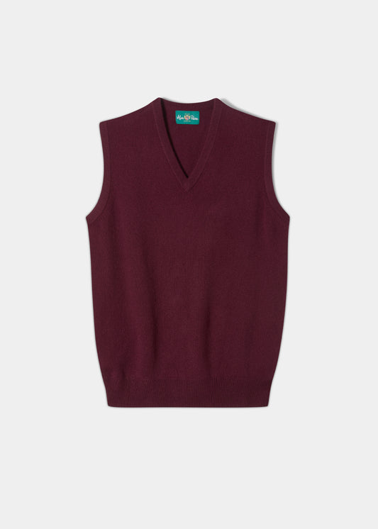 Lambswool-Slipover-Sweater-Bordeaux