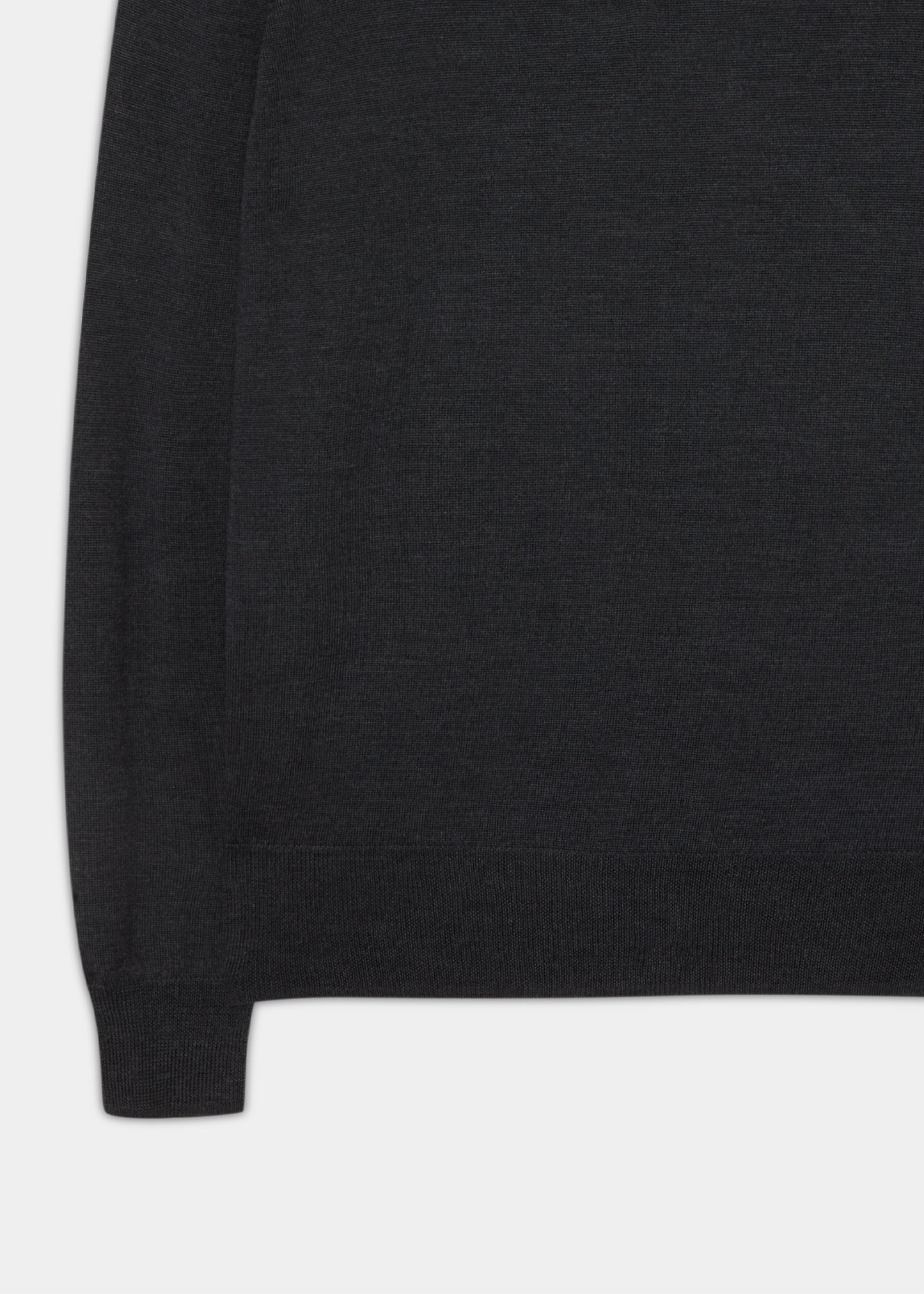 Merino-Wool-Long-Sleeve-Polo-Shirt-Charcoal