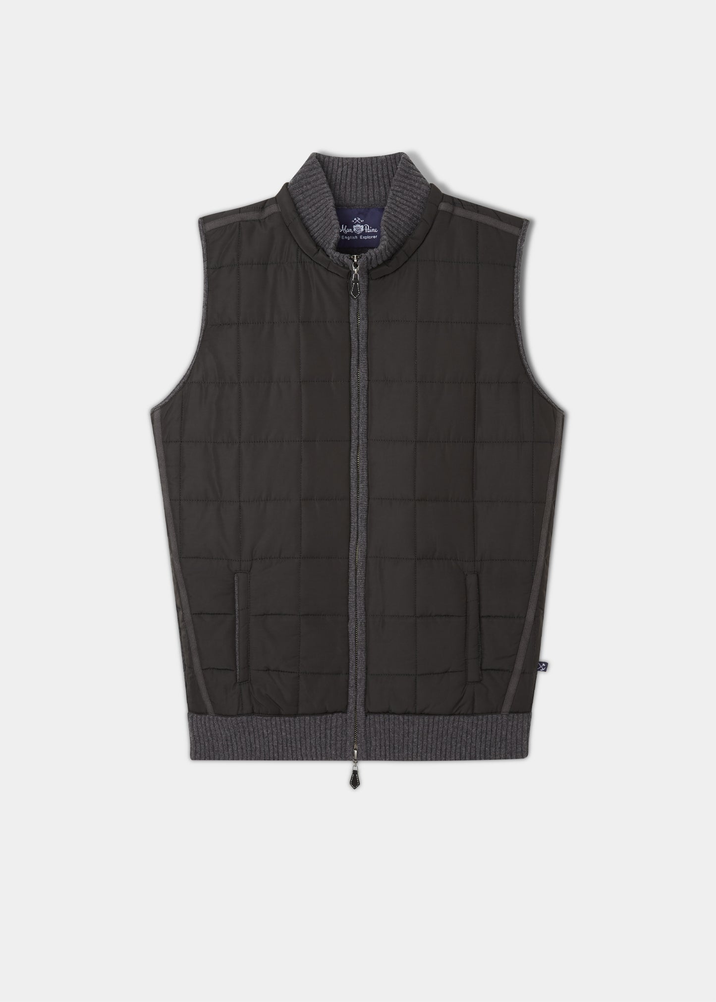 Ambleton Men's Wool Waistcoat In Anthra - Regular Fit