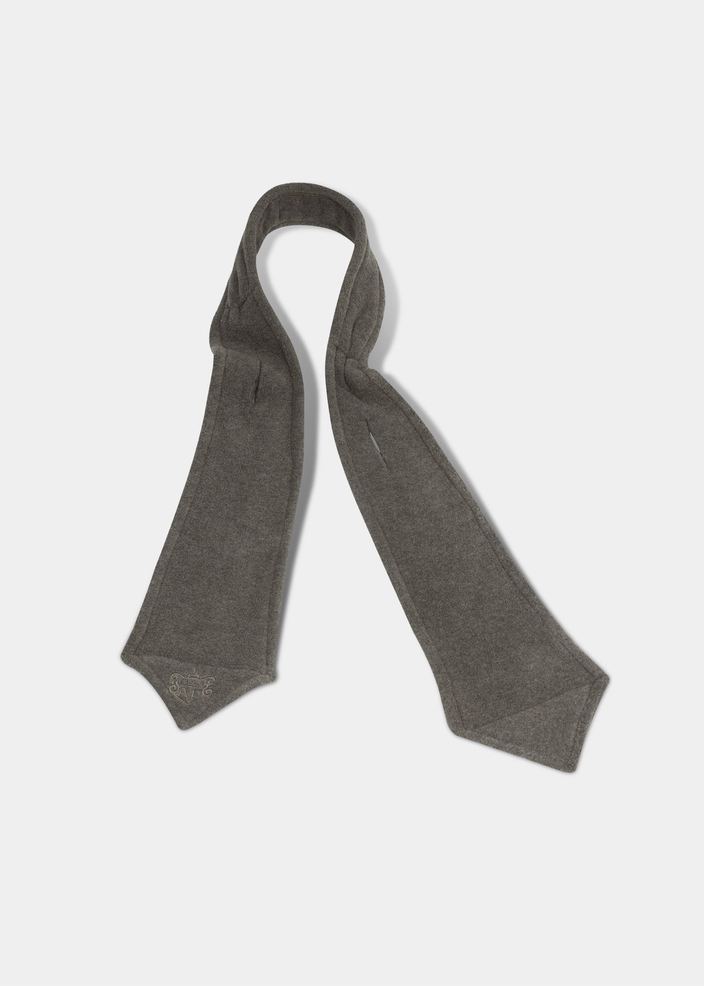 Aylsham Fleece Choker In Dark Olive