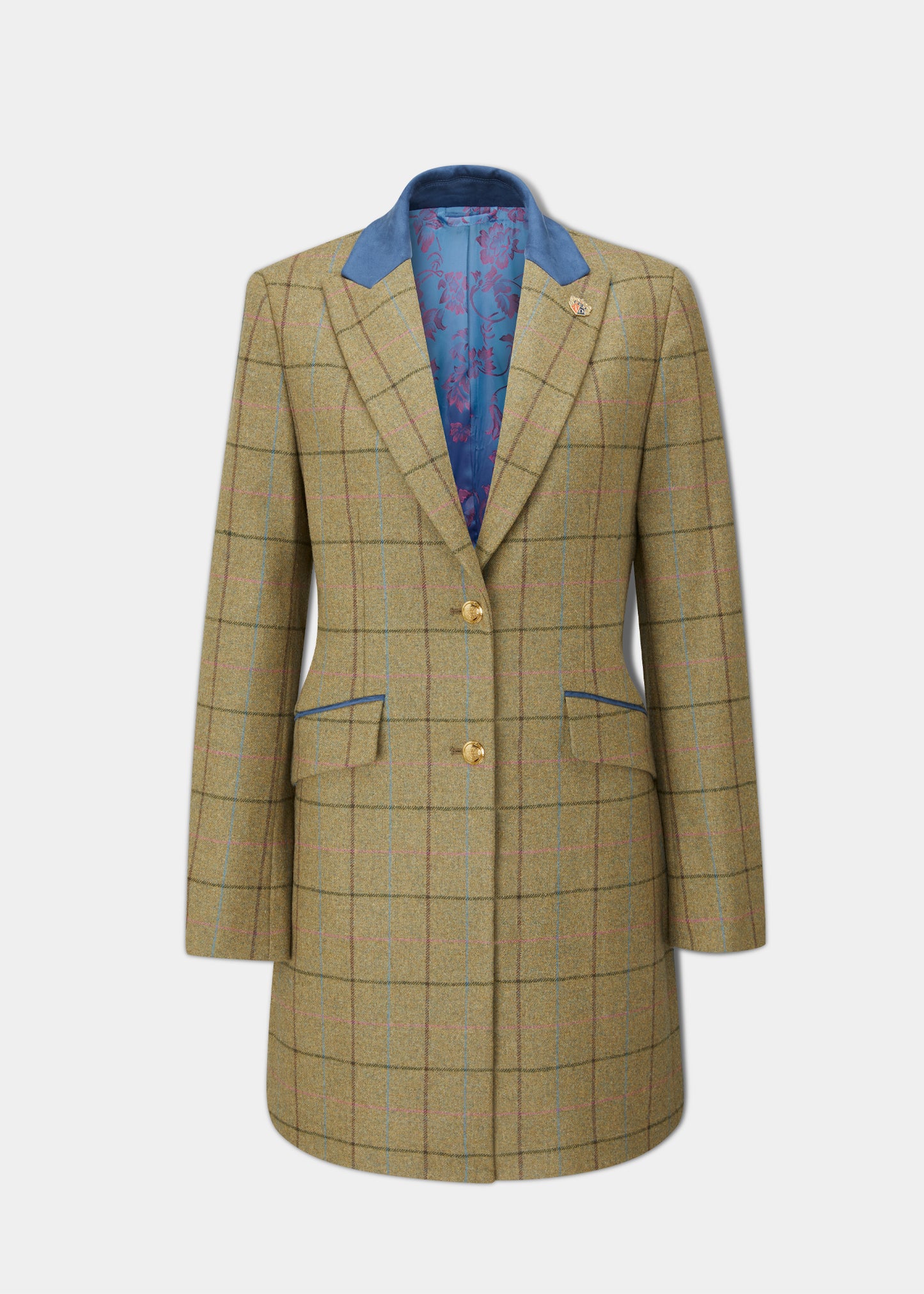 Combrook Ladies Mid-Thigh Coat In Lotus