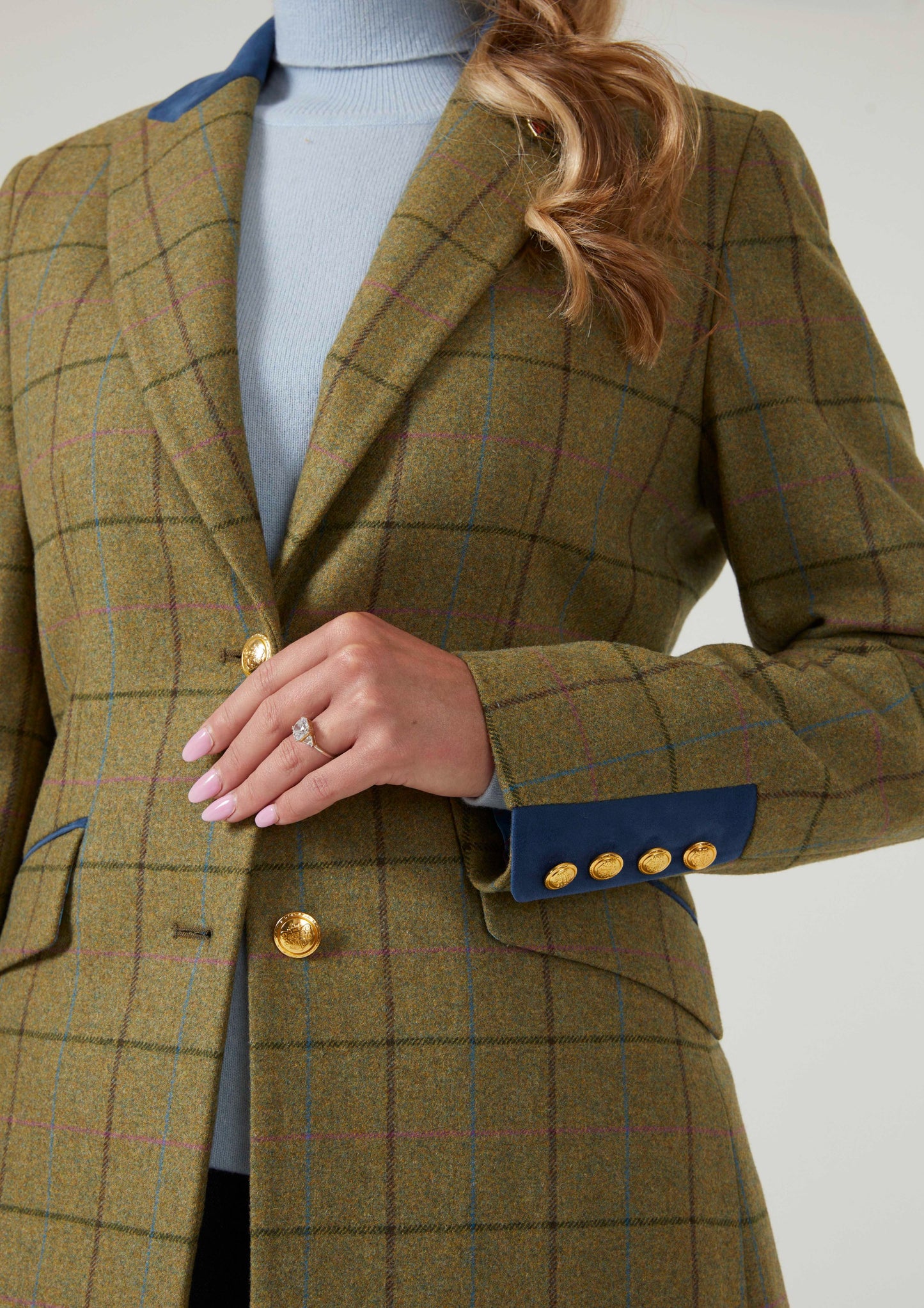 Combrook Ladies Mid-Thigh Coat In Lotus