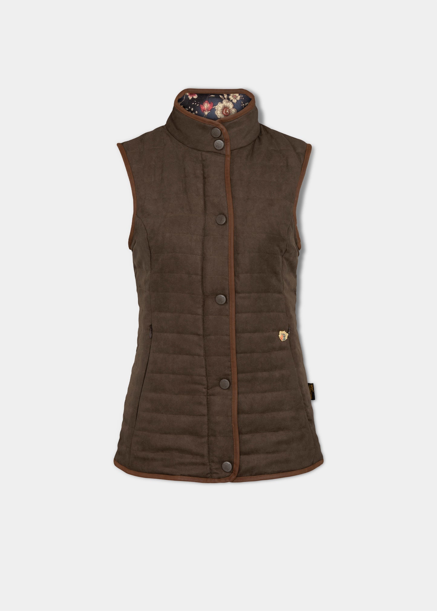 Felwell Ladies Quilted Gilet In Wren - Regular Fit