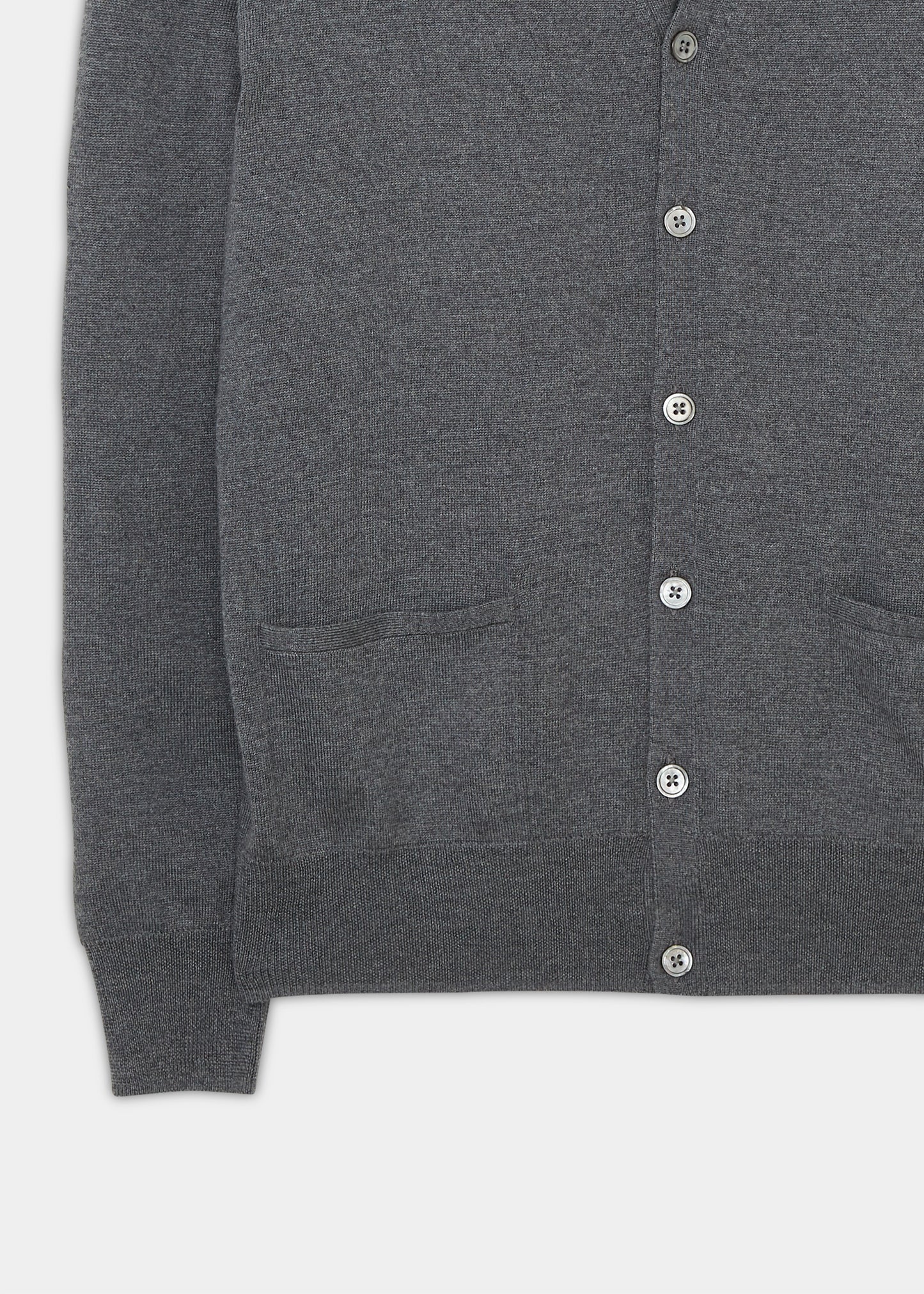 Hockley Men's Merino Wool Cardigan in Derby