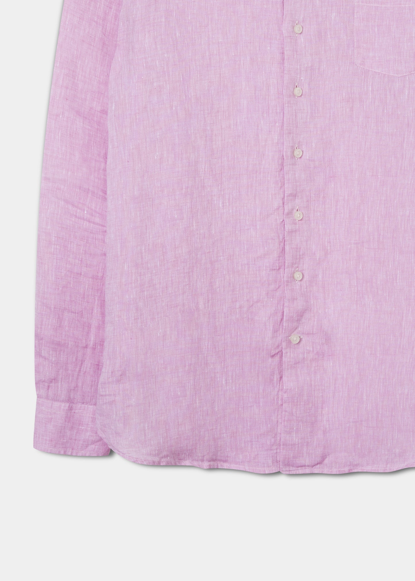 Halbeath Pink Linen Shirt - Classic Fit