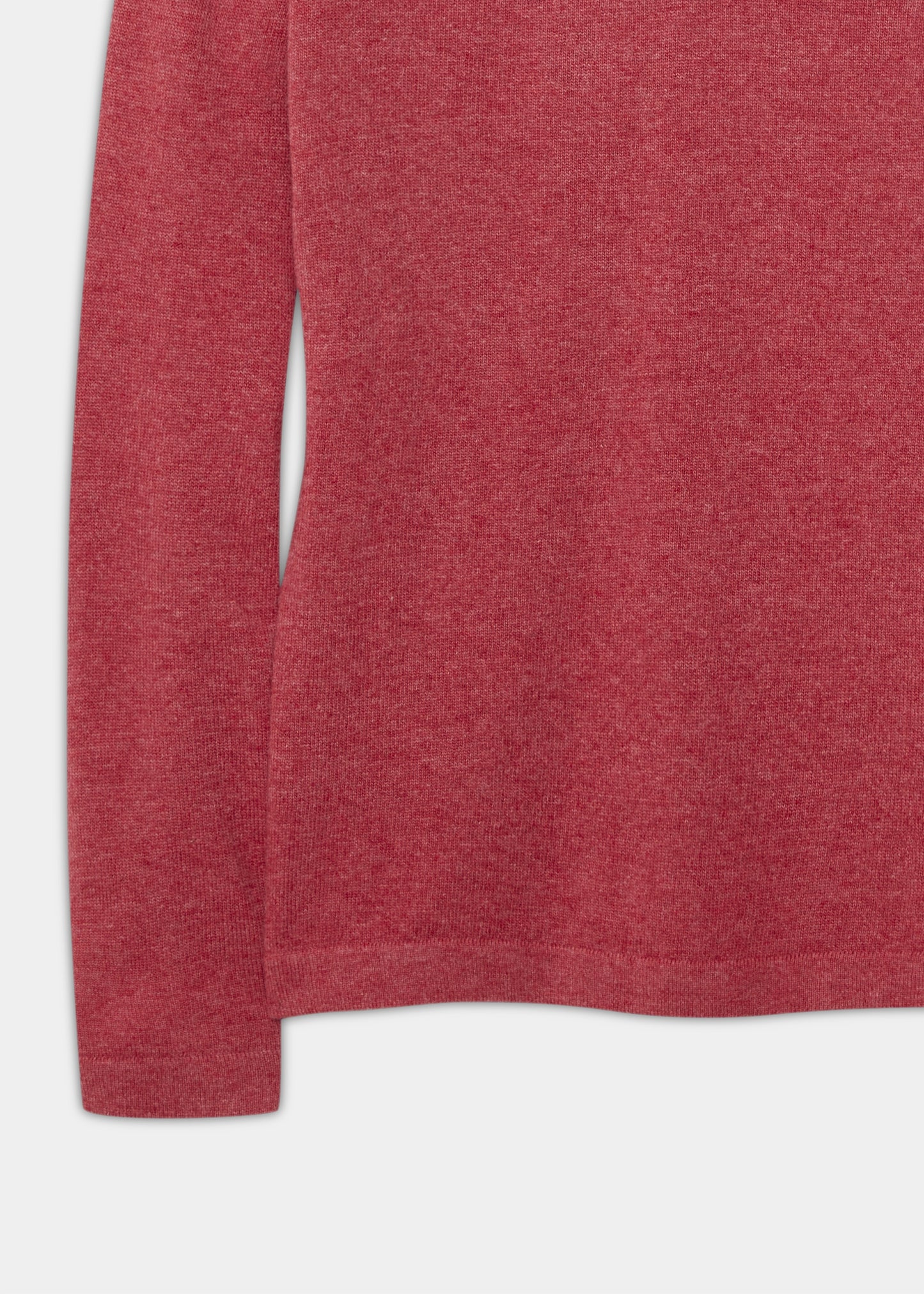 ladies-geelong-lambswool-vee-neck-jumper-rouge