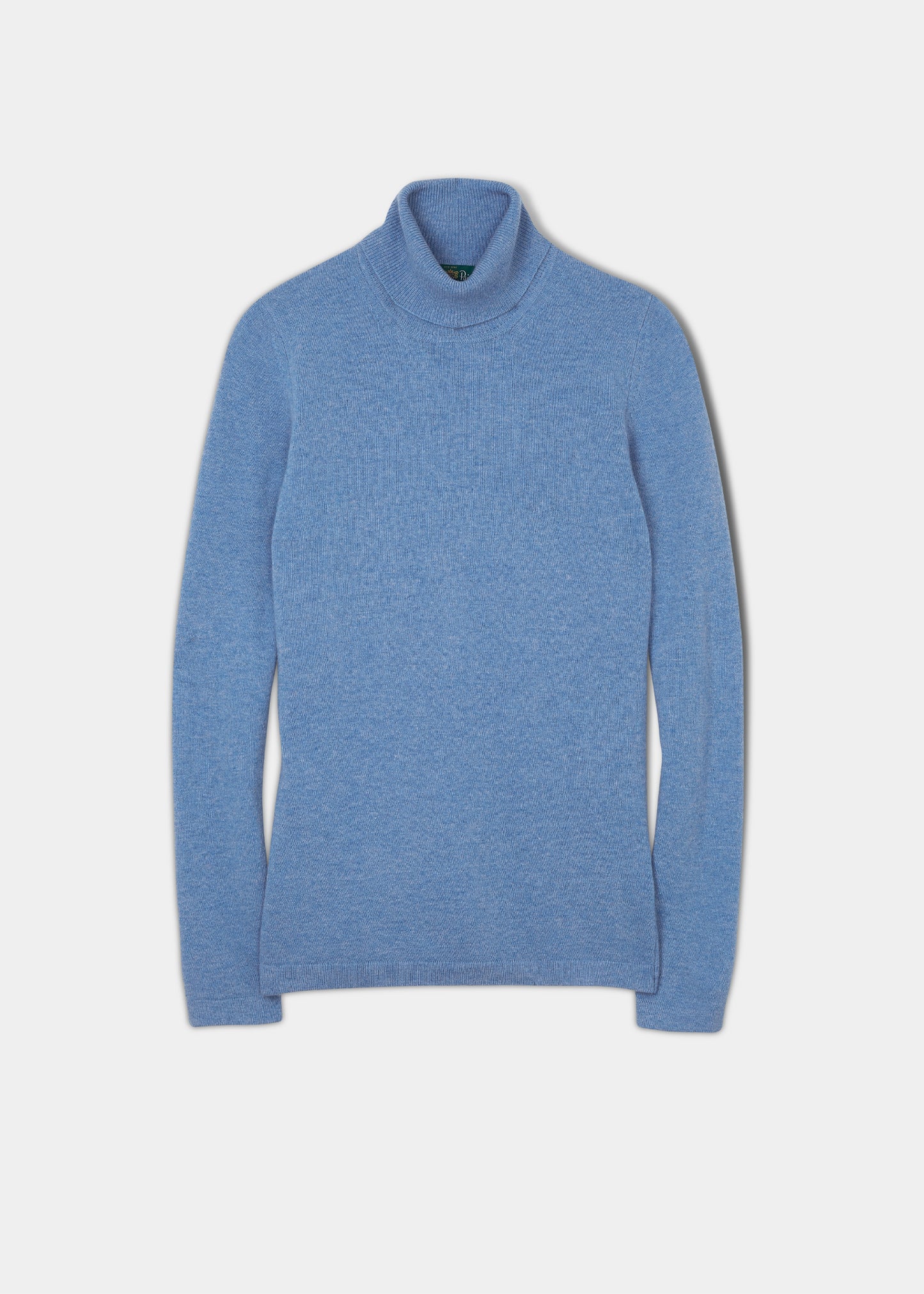 Ladies Roll Neck Jumper In Mazerine