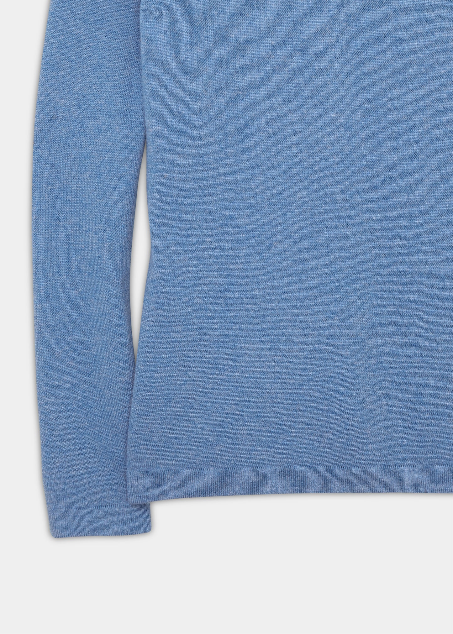 Ladies Roll Neck Jumper In Mazerine