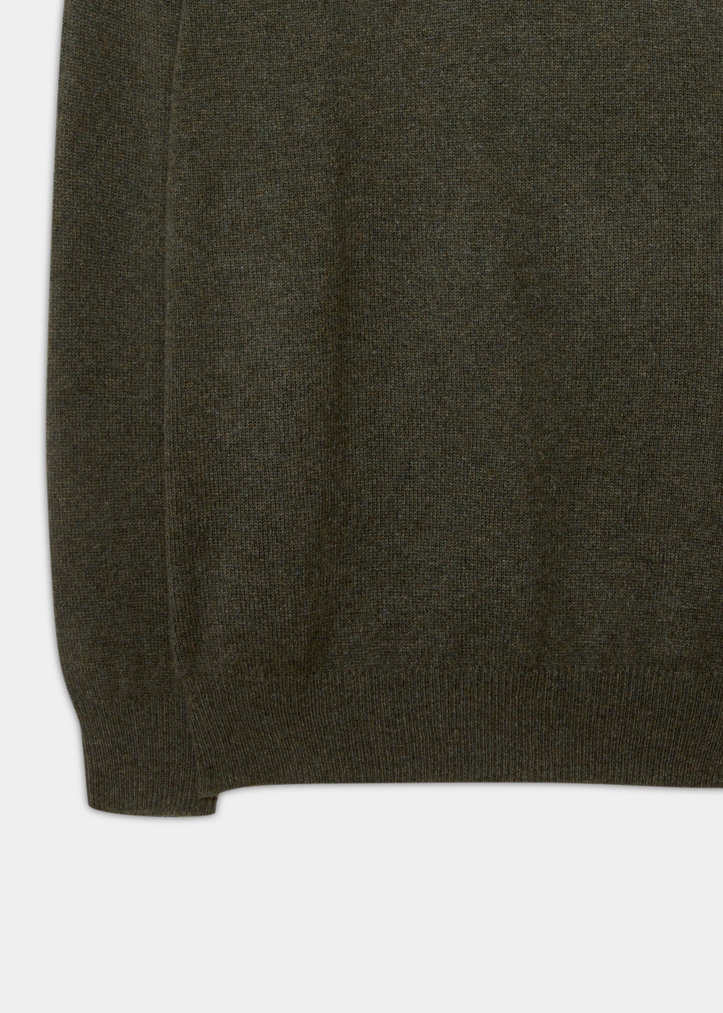 Dorset Men's Lambswool Jumper in Seaweed - Classic Fit