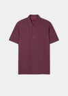 Weymouth Washed Effect Polo In Claret