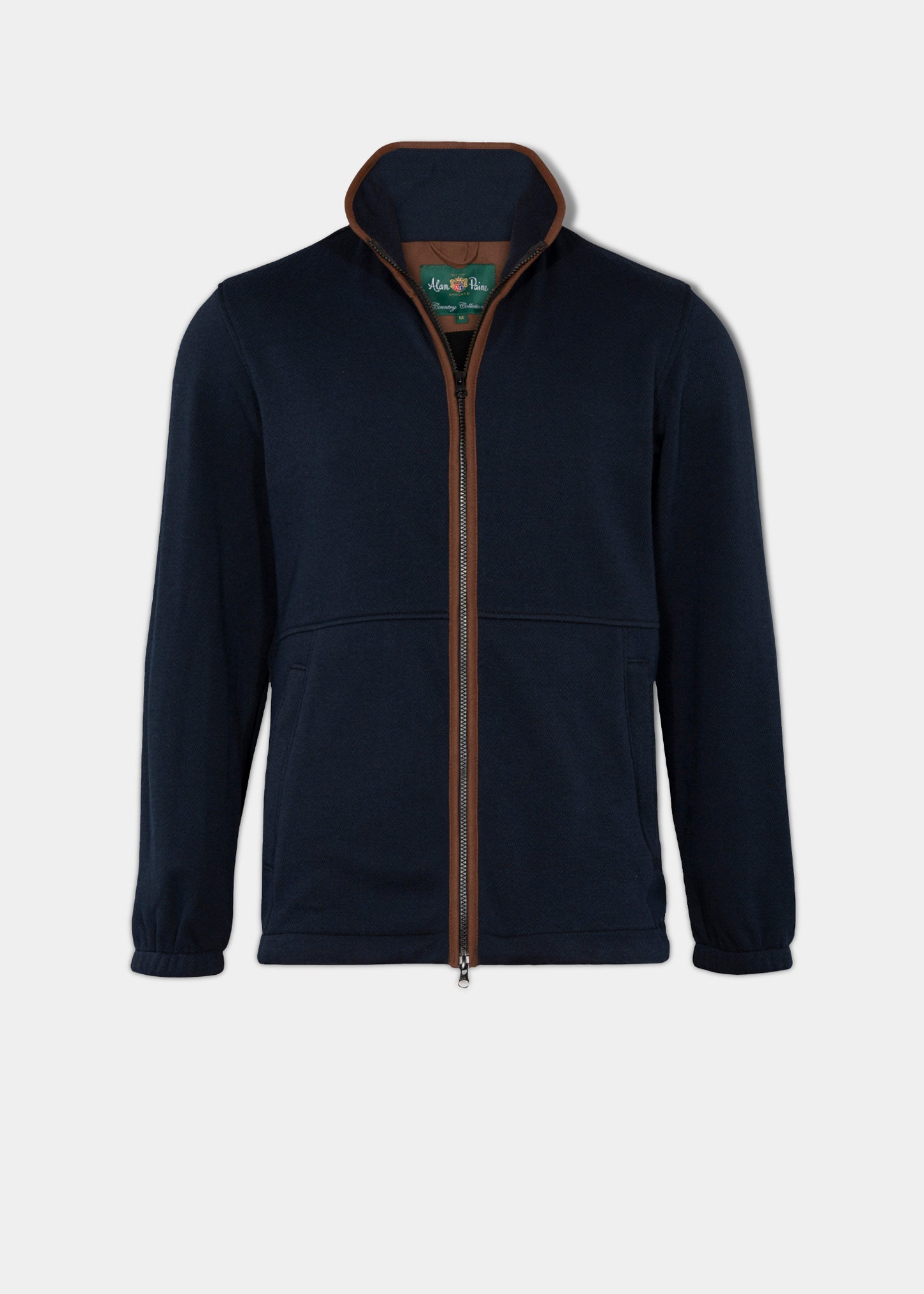 mens-fleece-jacket-navy-herringbone