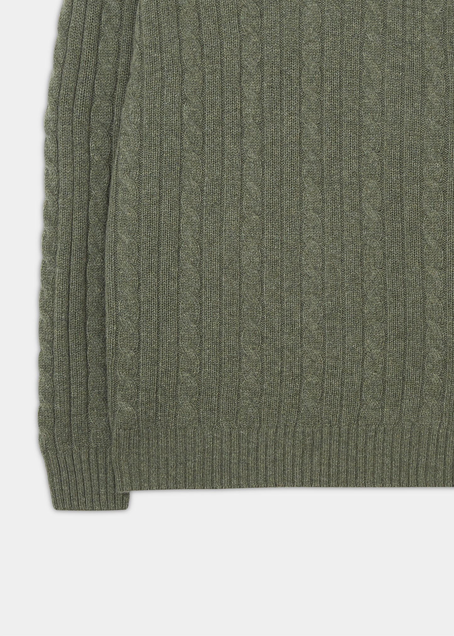 Rathmell Men's Cable Knit Jumper in Landscape