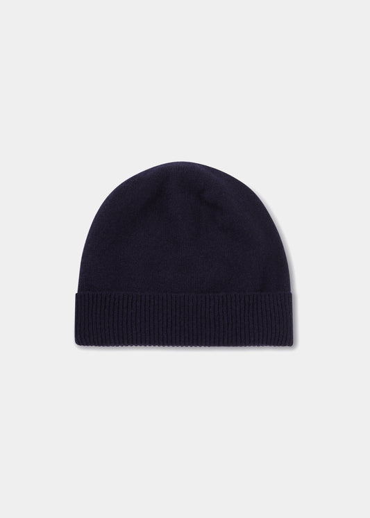 Tideswell Men's Knitted Wool Hat In Navy