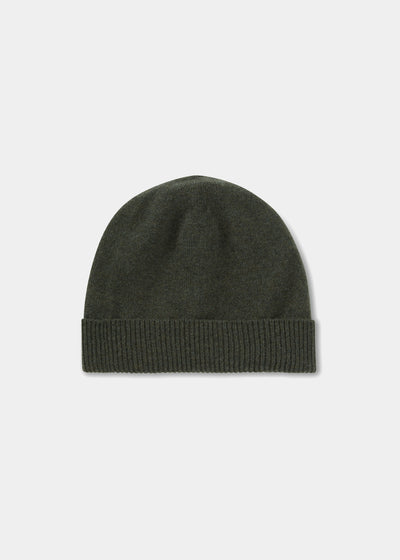 Tideswell Men's Knitted Wool Hat, Scarf and Glove Set In Seaweed