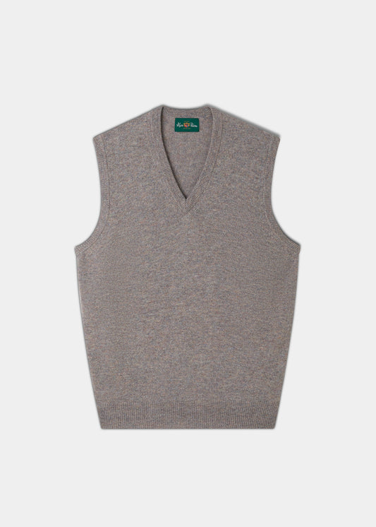 Norfolk Men's Lambswool Slipover in Fusion