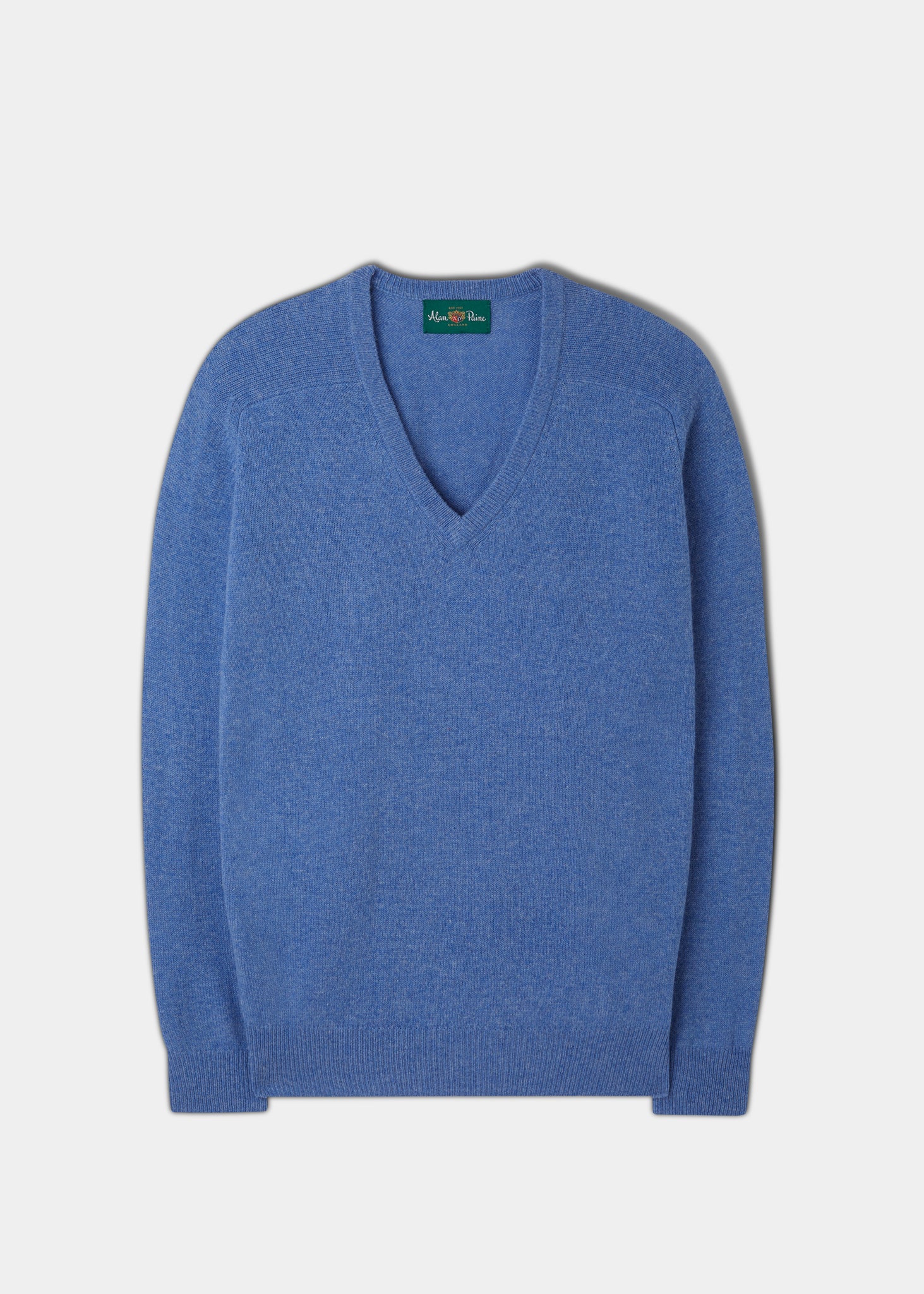 Hampshire Lambswool Jumper in Blue Velvet 
