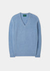 Kilsyth Men's Lambswool Jumper in Glacier