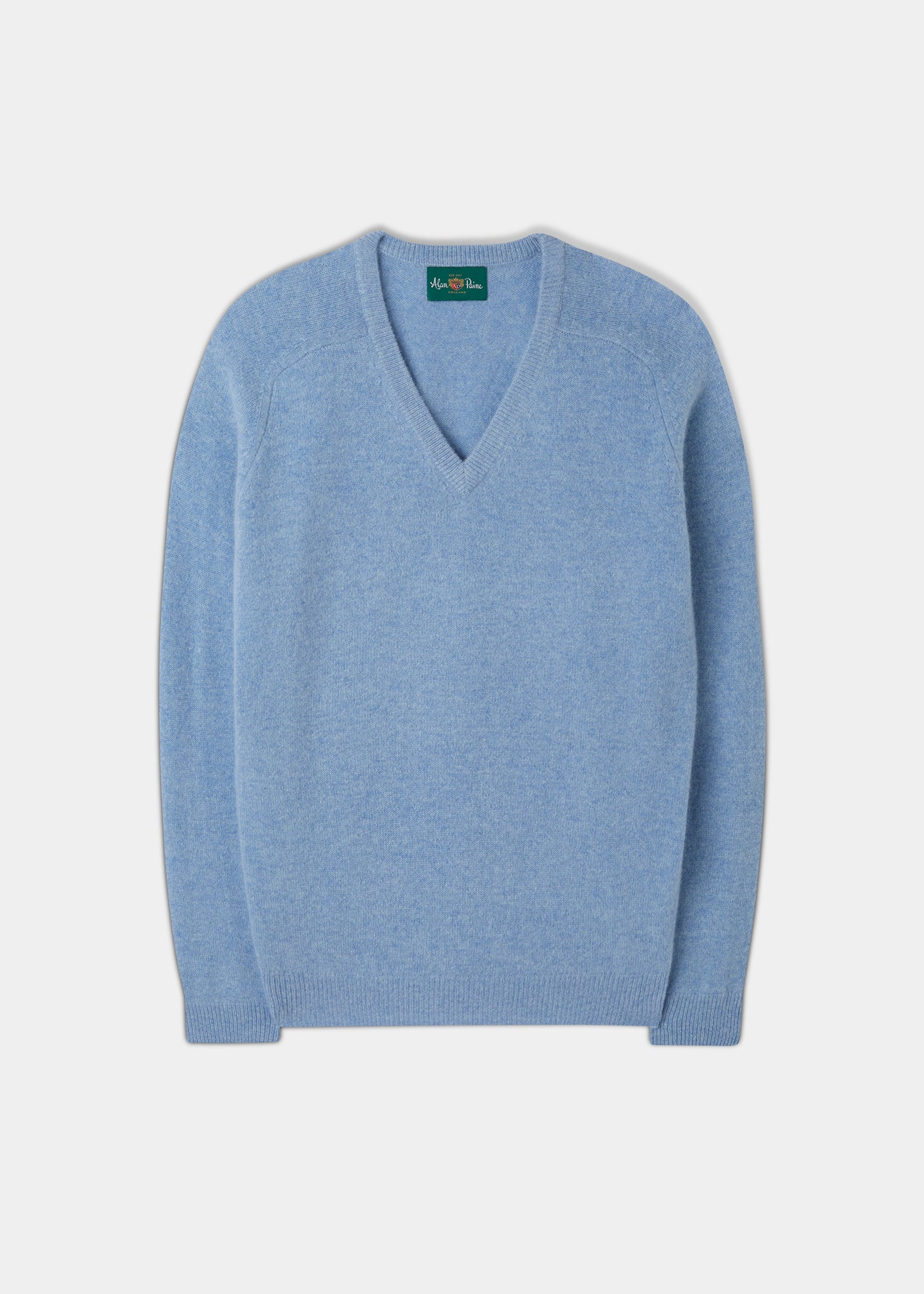 Kilsyth Men's Lambswool Jumper in Glacier
