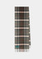 Horden Tartan Plaid Luxury Wool Scarf In Olive